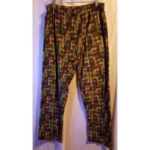 Aeropostale Men's Size XL Simpsons Limited Edition Fleece Pajama‎ Pants Camo Y2K